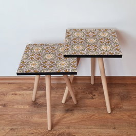 Hanah Home Mesas Nido Multicolor (2 Piezas)